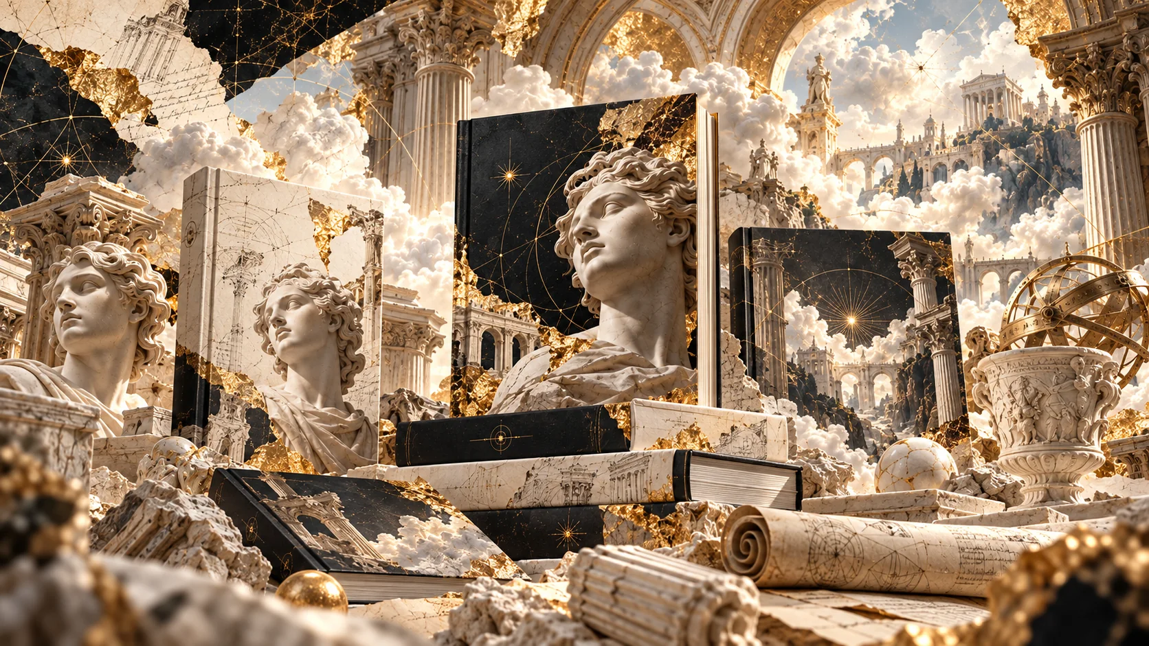 Books and classical architecture